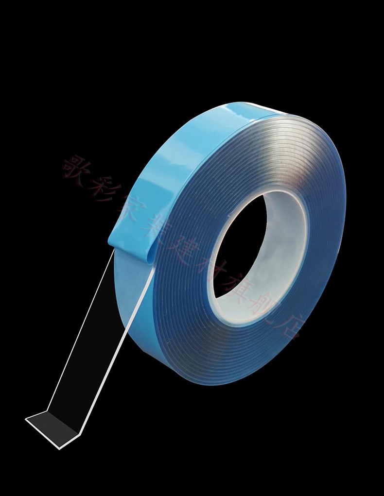 万次纳米胶带万能魔力双面胶高粘魔力胶带加厚透明胶高粘度多用无痕