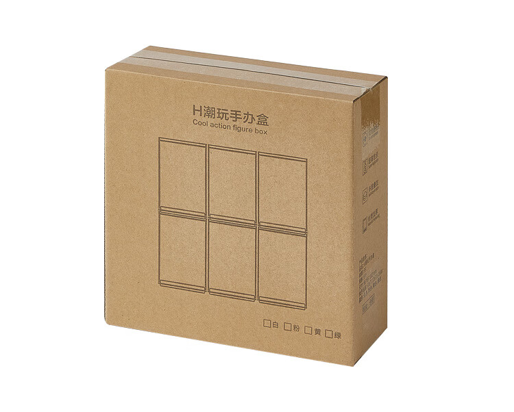 展示盒盲盒收纳展示盒泡泡玛特收纳盒透明防尘ps模型玩具展示盒厂家