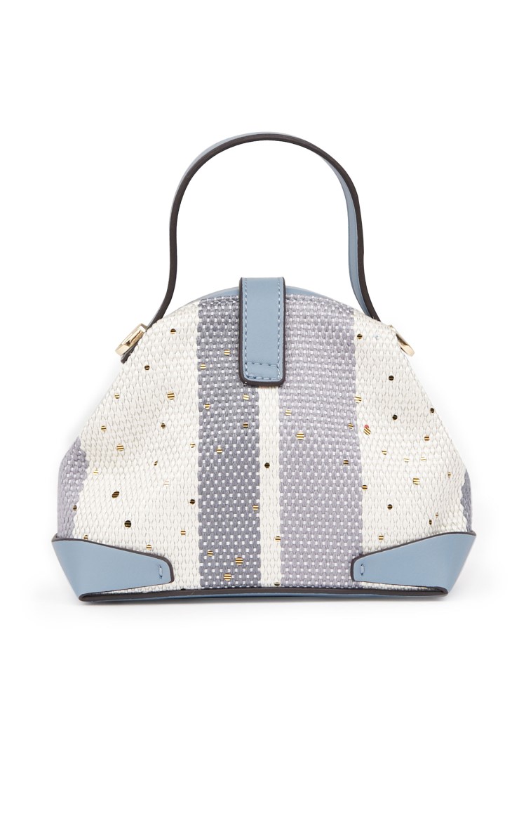 vero moda春夏新款复古日系度假风包包女321285011 浅蓝色 均码