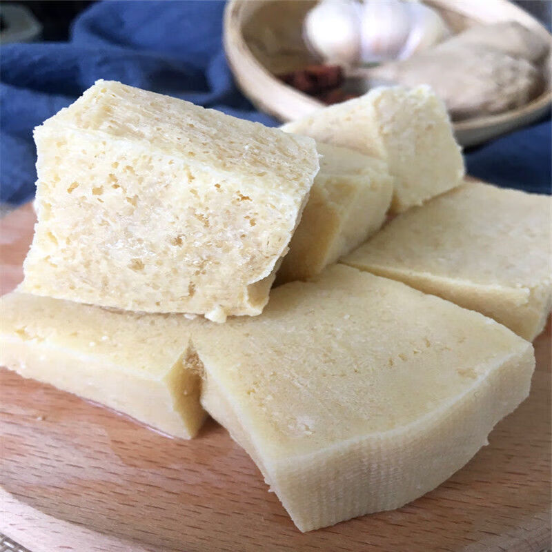东北锦州正宗卤水冻豆腐农家自制大块手工火锅食材泡沫箱发货 五斤