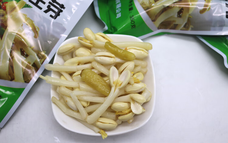 方家外婆泡椒花生苗花生芽酒店冷菜凉拌净菜开袋即食10袋 10包价钱