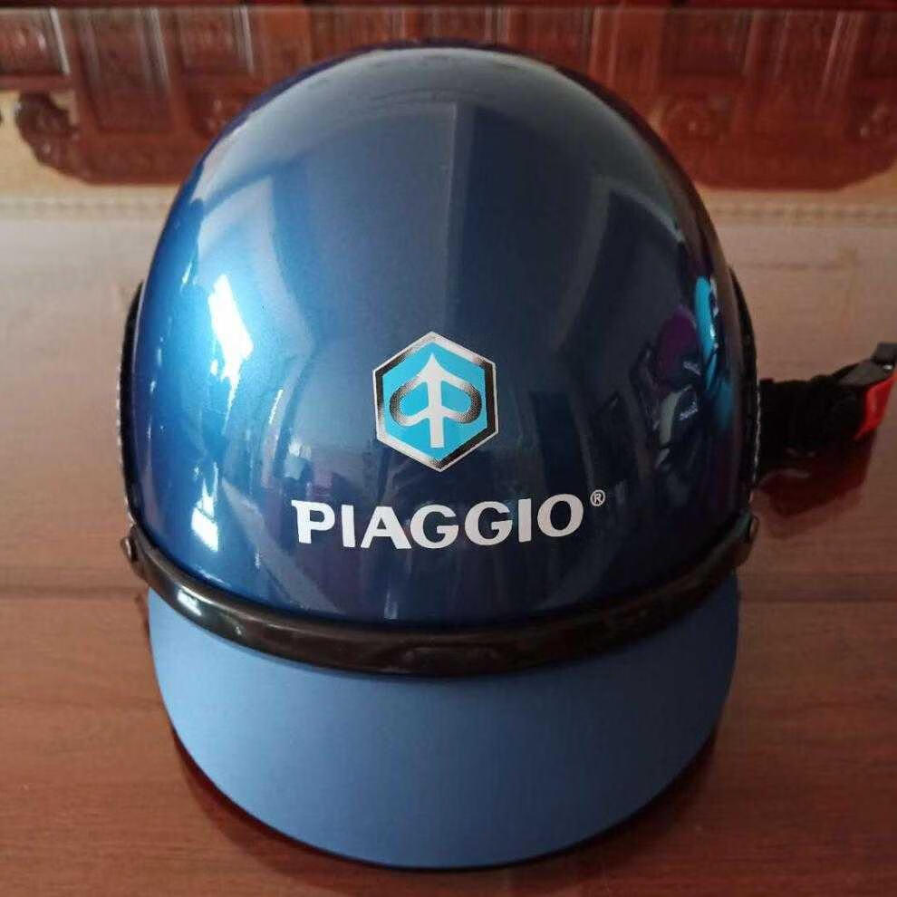 适用于适用越南夏季半盔头盔espa比亚乔摩托车电瓶车均码半盔佩戴舒适