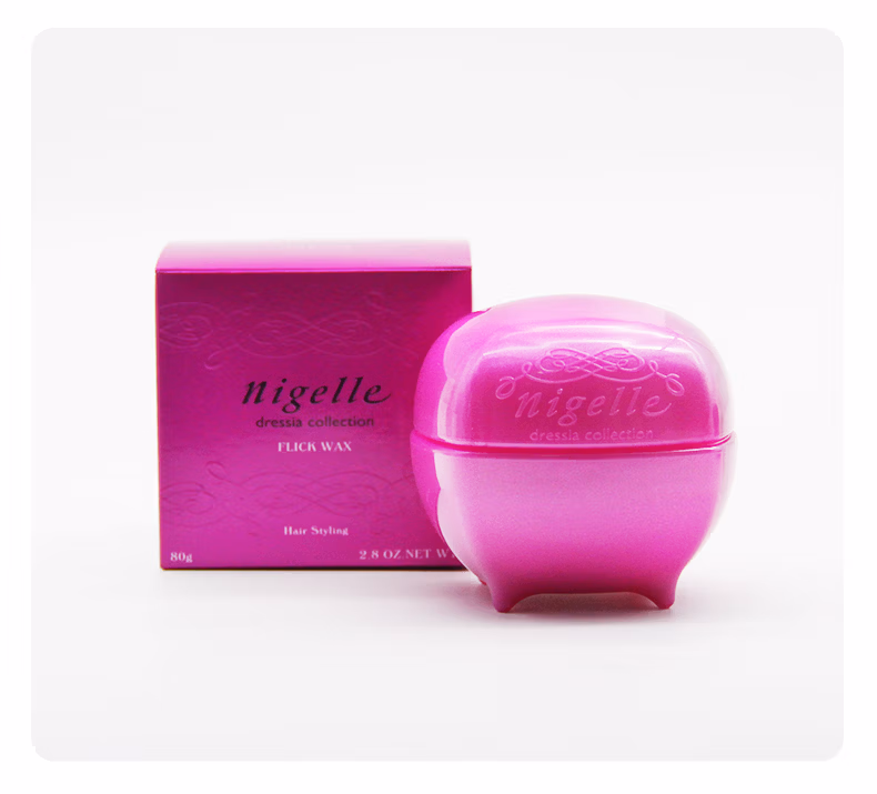 【中国直邮】 日本 MILBON 玫丽盼 Nigelle恋佳靓系列 保湿蓬松定型发泥【中长卷发】妃丽歌发蜡 80g