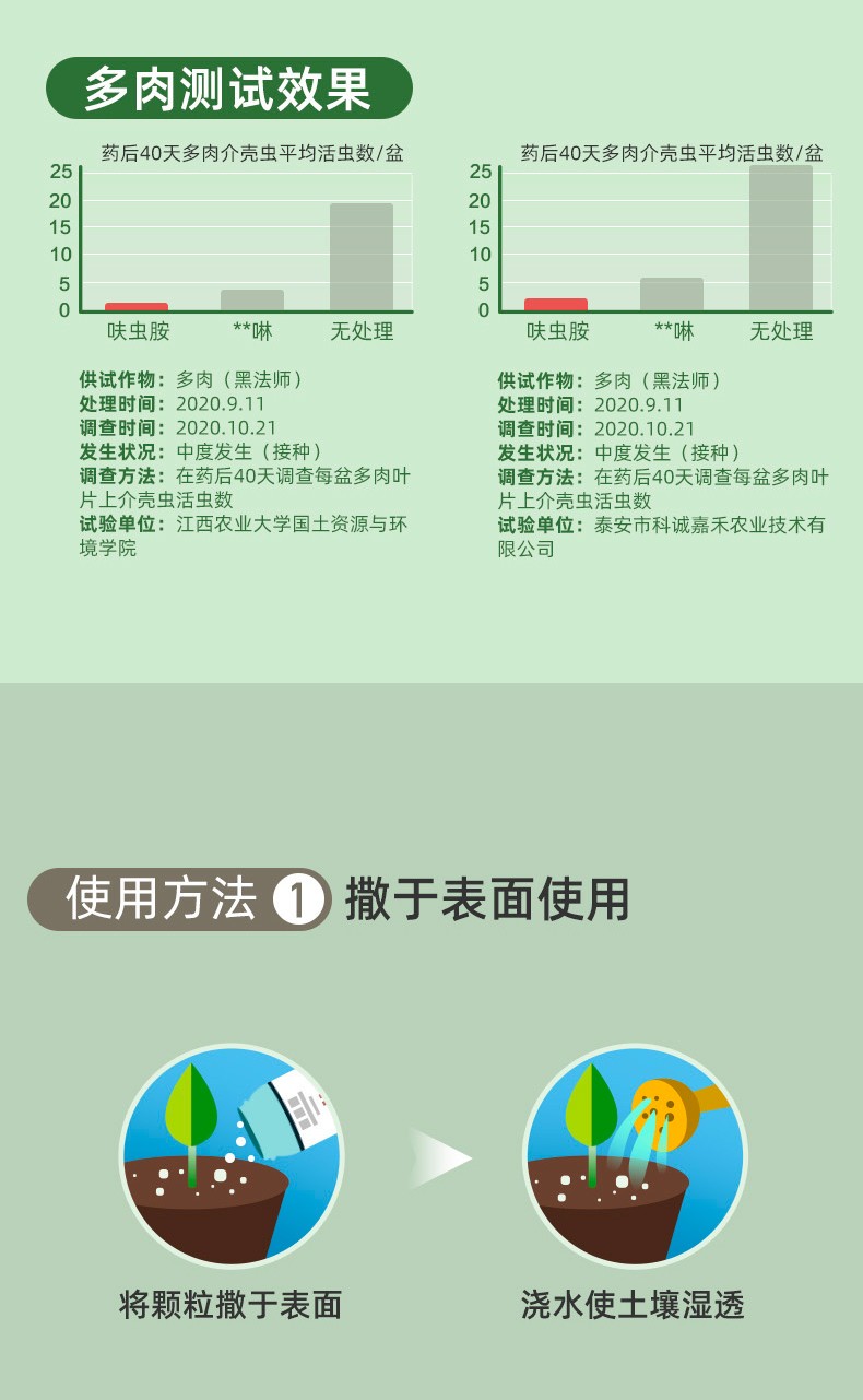 千百季呋虫胺小白药多肉杀虫剂介壳虫小黑飞家用防虫药花卉通用仙葩80