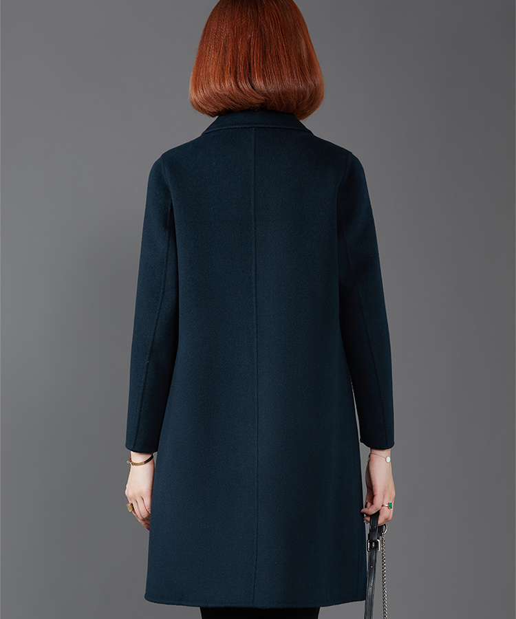 雷公馆毛呢大衣女2021秋冬新品中长款呢子大衣毛呢外套