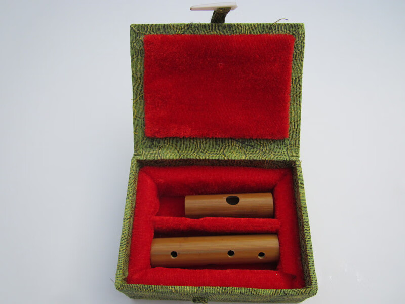 口笛民族乐器紫竹白竹五孔口笛 口袋小短笛可模仿森林鸟 白竹 盒子