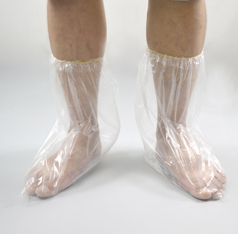 demanke一次性足套脚套洗澡淋浴套脚伤防伤口进水套防漏厚男女洗澡脚