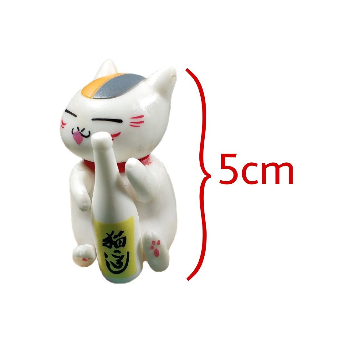 夏目友人帐盲盒桌面猫咪老师手办娘口三三公仔猫老师车载摆件猫咪老师