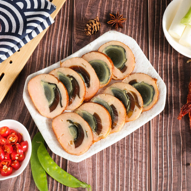 松花鸡腿肠250g东北特产松花鸡腿皮蛋肠卤味熟食鸡腿小吃零食即食 250