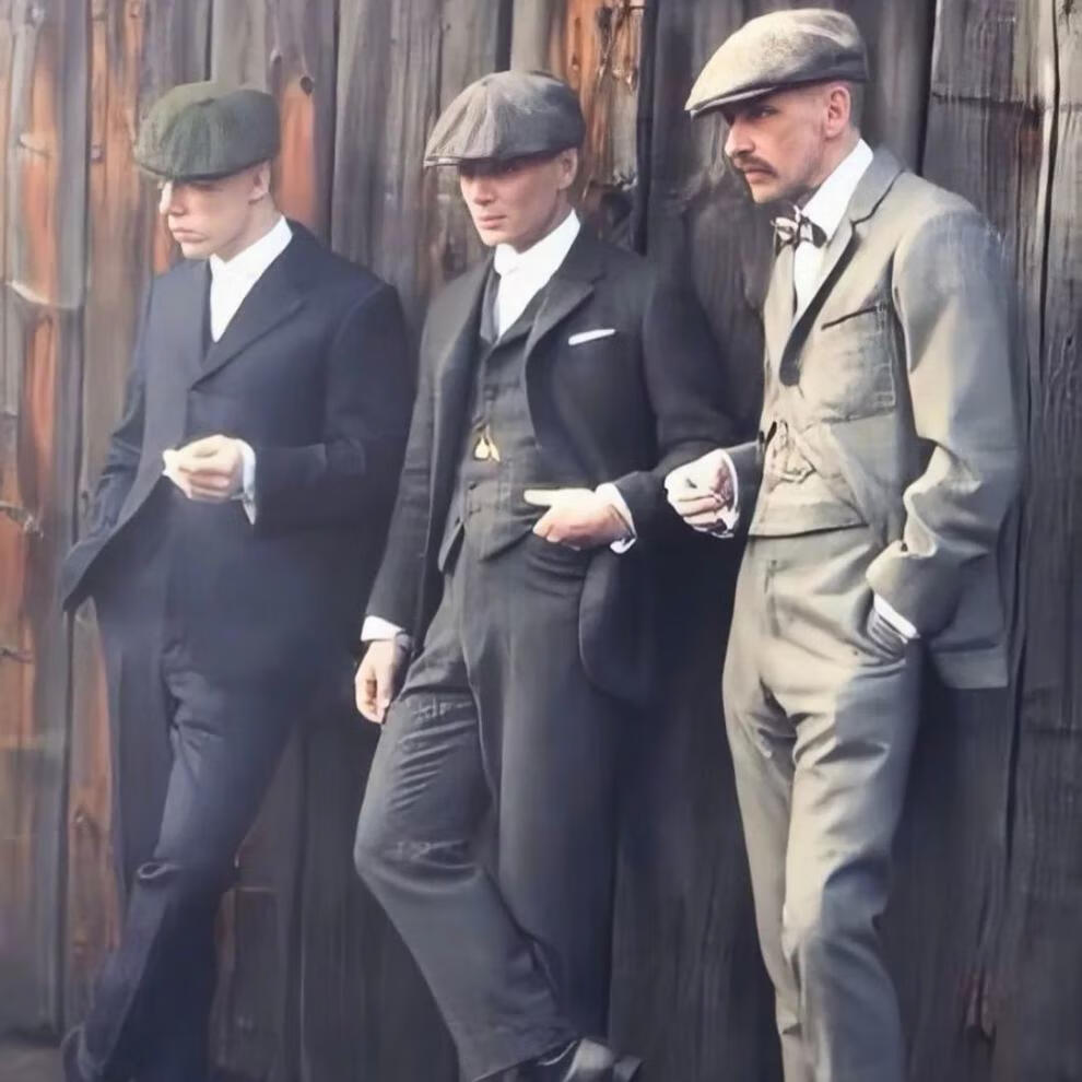 剃刀党帽子浴血黑帮贝雷帽男八角帽画家帽报童英伦春秋男士蓓蕾帽灰色