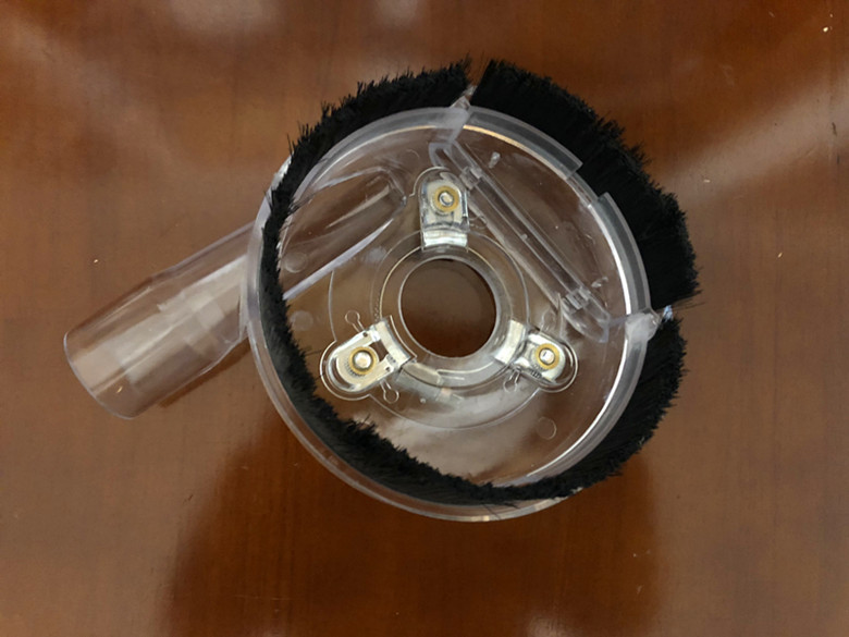 100/125角磨机吸尘打磨切割尘罩4寸集尘罩混凝土无尘打磨 吸灰机 透明