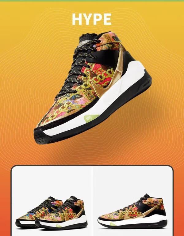 官方舰店杜兰特13代 zoom kd13 全明星冰蓝绿玩转未来篮球鞋男 cw3157