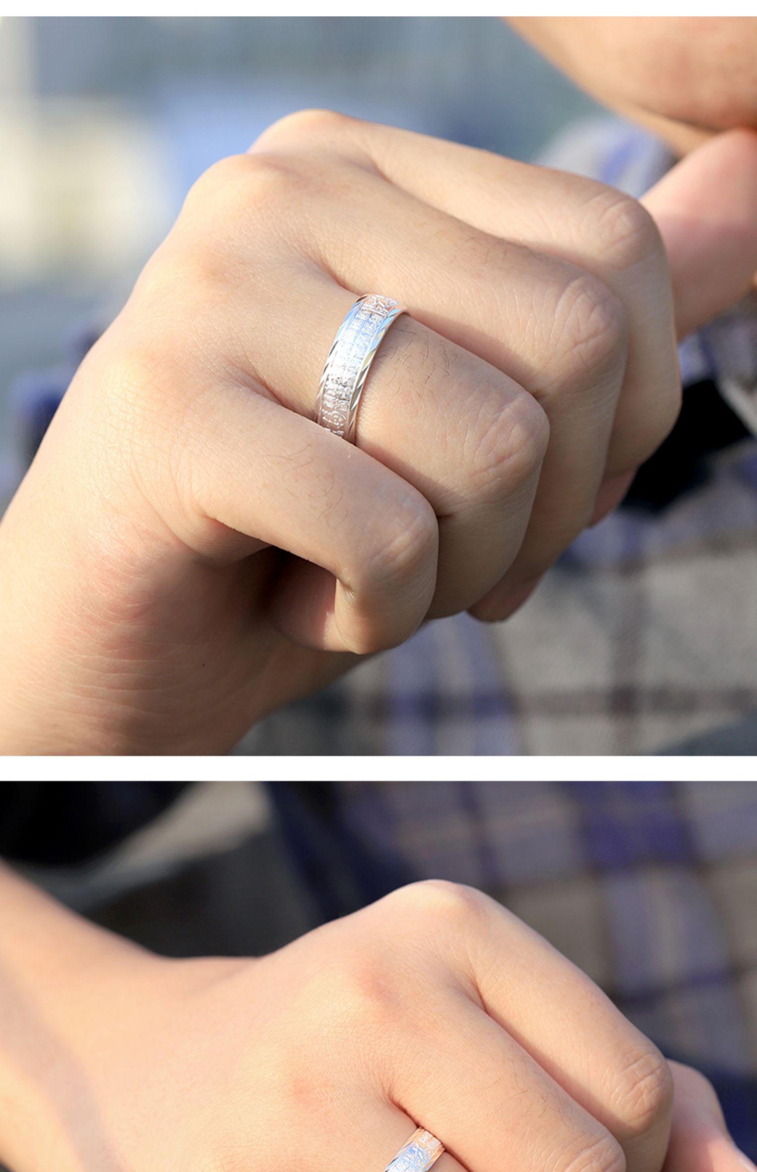 999足银男士戒指男足银开口潮男个性男款单身龙指环潮银戒子霸气 飞龙