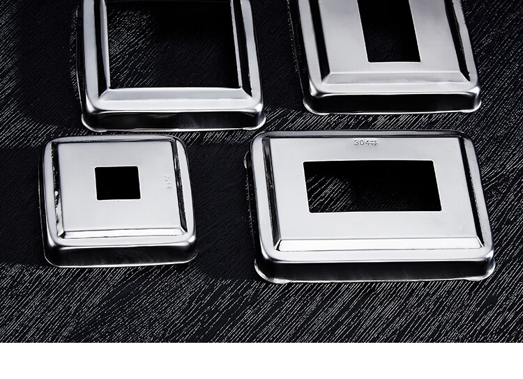 双张聚之宝五金可定制304不锈钢方形装饰盖遮丑盖楼梯扶手盖立柱方盖