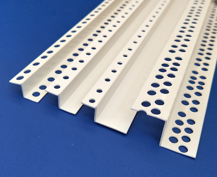 l型吊顶工艺槽 石膏板刮腻子阴阳角线条 pvc塑料z型收边条工艺缝 20*