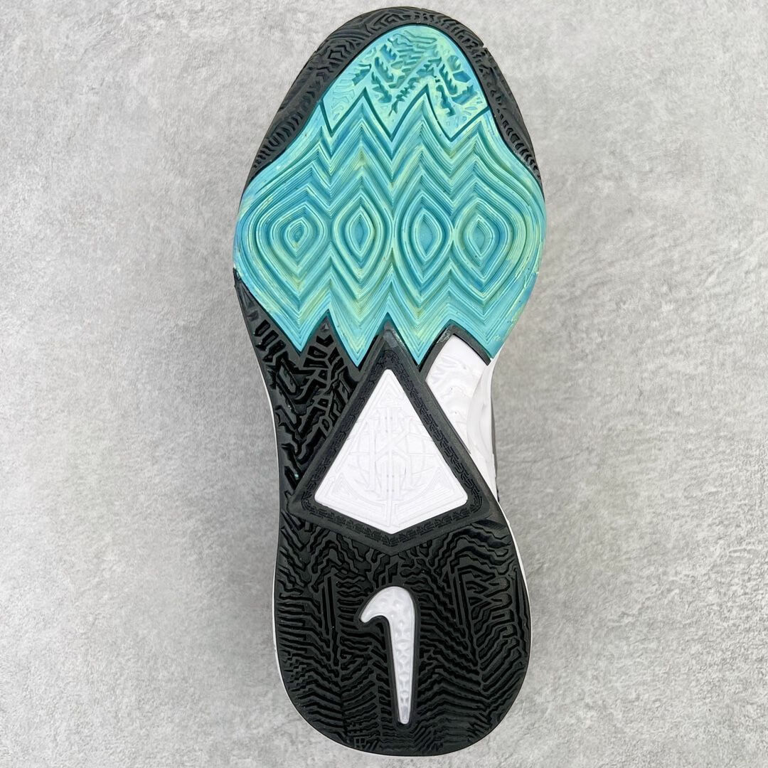 欧文9代实战篮球鞋air zoom strobel 全掌气垫运动跑鞋 黑色 40【图片