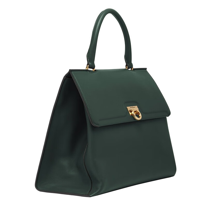 ferragamo菲拉格慕2021年新款女包 trifolio 牛皮单肩斜挎手提包