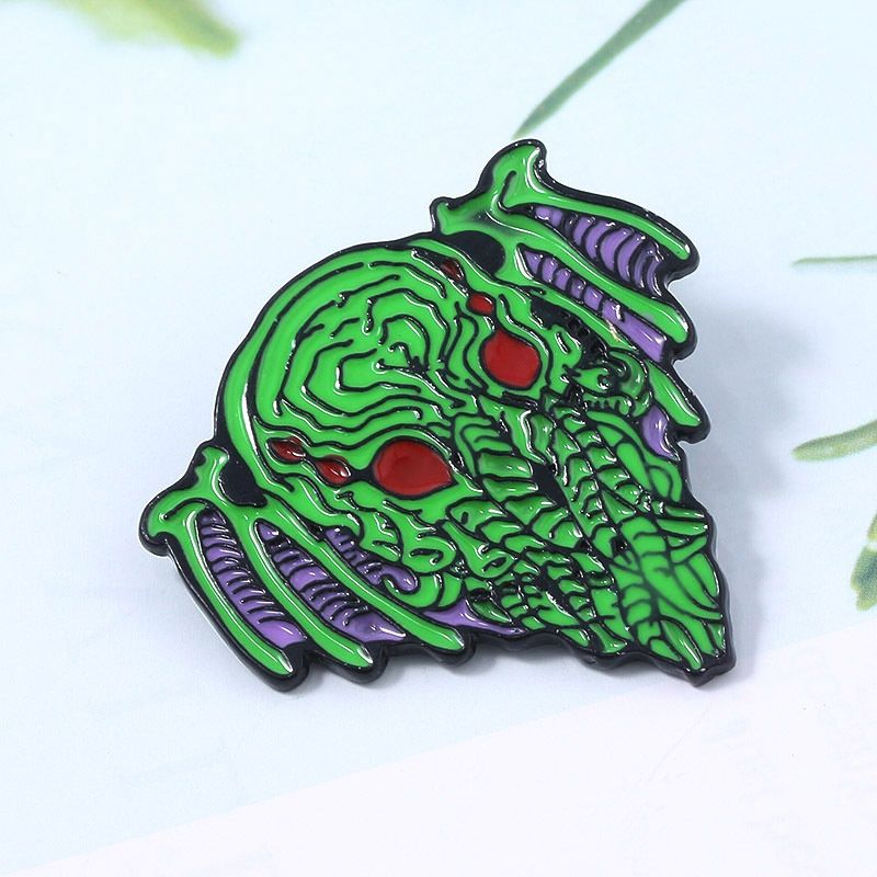 欧美cthulhumythos克苏鲁神话胸针死亡恶魔胸针万圣节礼品x307