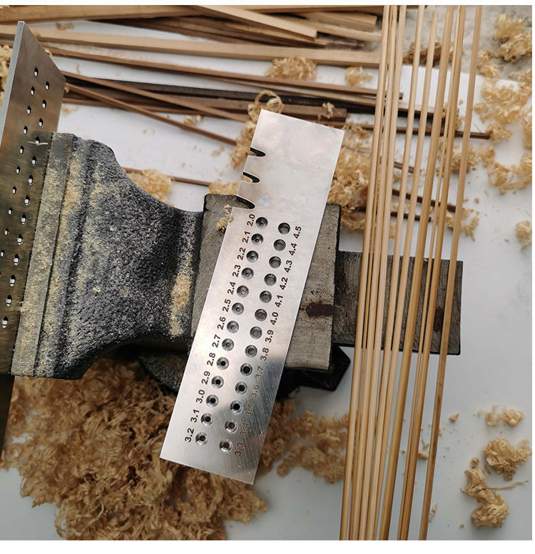 鸟笼工具拉丝板制作笼丝笼条竹签竹条圆竹棍竹丝拉刀刮刀锋钢材质 3.