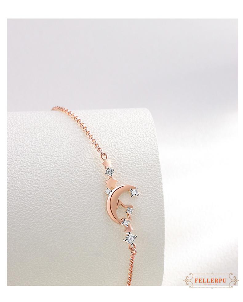 菲乐普轻奢品牌手链女星月夏小众设计个性气质女生简约手饰品新款送