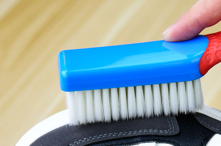 鞋刷子多功能鞋刷软毛刷鞋洗鞋家用洗衣刷不伤鞋清洁刷 黄柄*【3支】