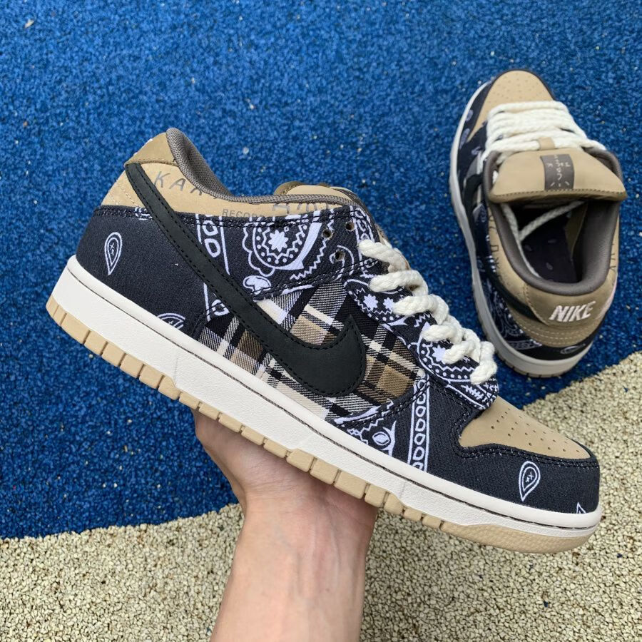 旗舰店】travis scott × sb dunk 腰花果男女休闲情侣滑板鞋官网nike
