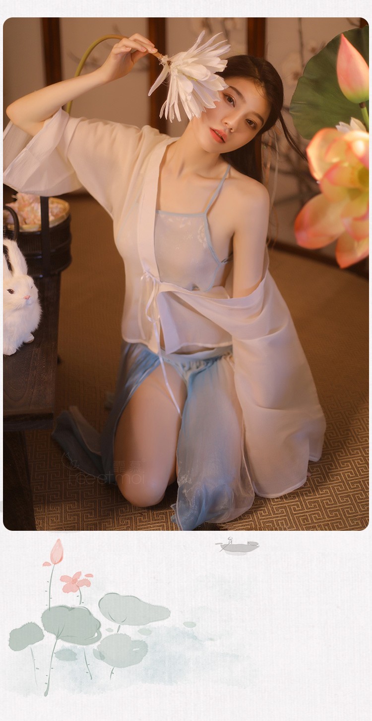 霏慕7060汉服情趣内衣国风次日达送润滑制服性感诱惑女士套装外出穿三