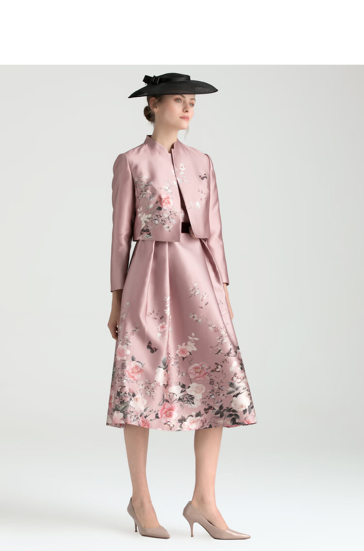 女装 短外套 欧柏兰奴(omnialuo) omnialuo欧柏兰奴2021秋新款印花