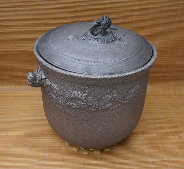 吉富达 荣经黑陶砂锅荥经黑砂锅炖锅煮粥陶瓷煲汤家用沙锅特大号卤肉