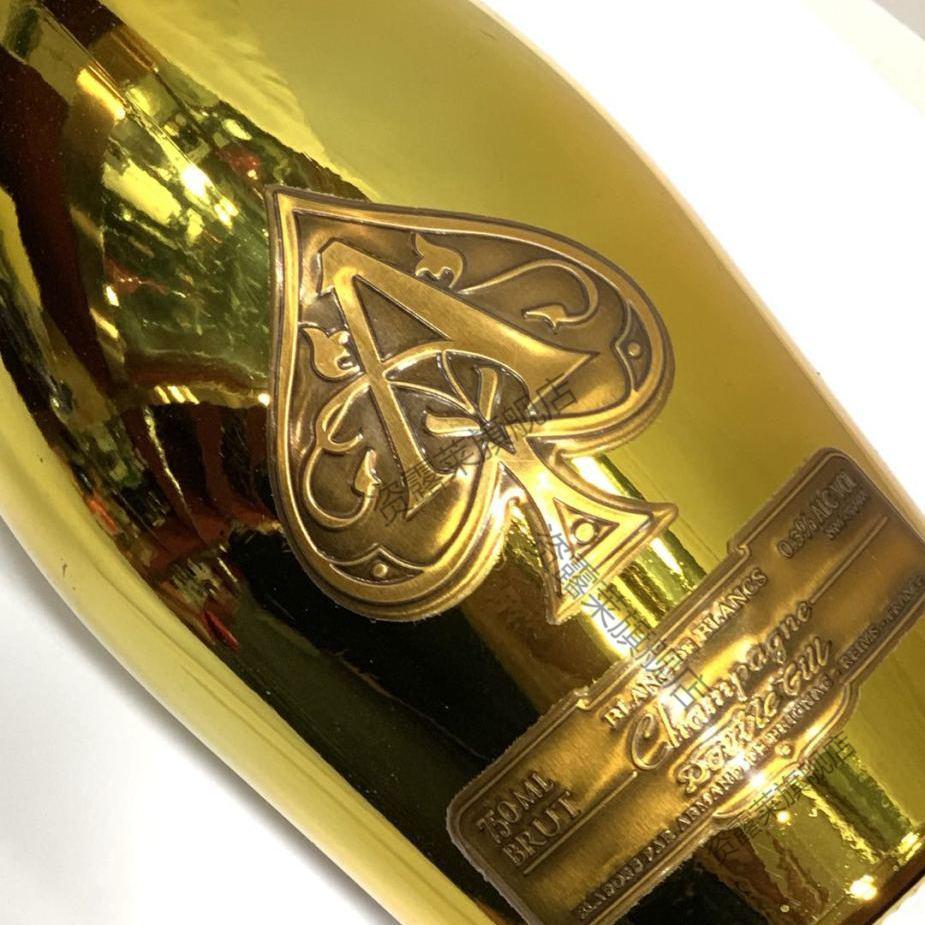 网红黑桃a起泡酒a香槟黄金版神龙套ktv夜店酒吧 黑桃土豪金(单只)