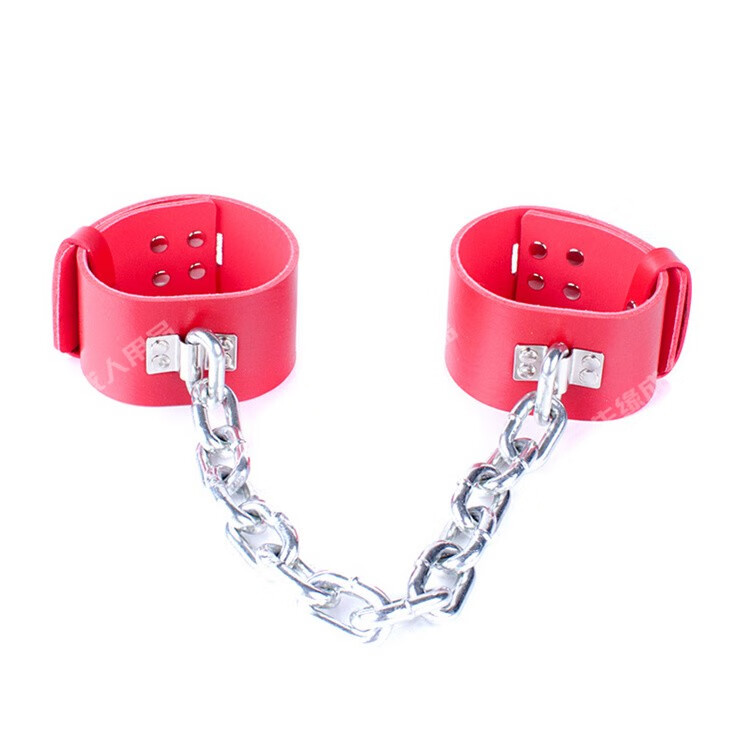 金属女重型不锈钢男自缚拘束脚铐情趣脚链 重型黑色手铐 脚镣【图片
