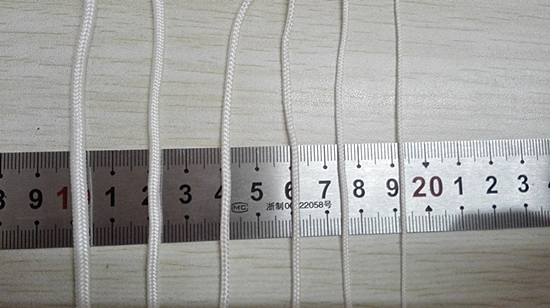 1mm2mm25mm3mm4mm包芯尼龙编织百叶窗拉绳子装饰绳晾衣绳窗帘绳加密包