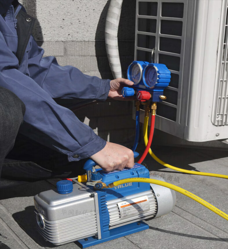 飞越真空泵1/2/3/4升空调安装维修抽气泵/实验抽滤r410真空包装泵 vrp