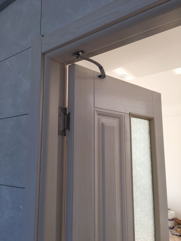 窗户限位器开门助力房门限位器平开门定位防风折叠拉杆外推外开内开