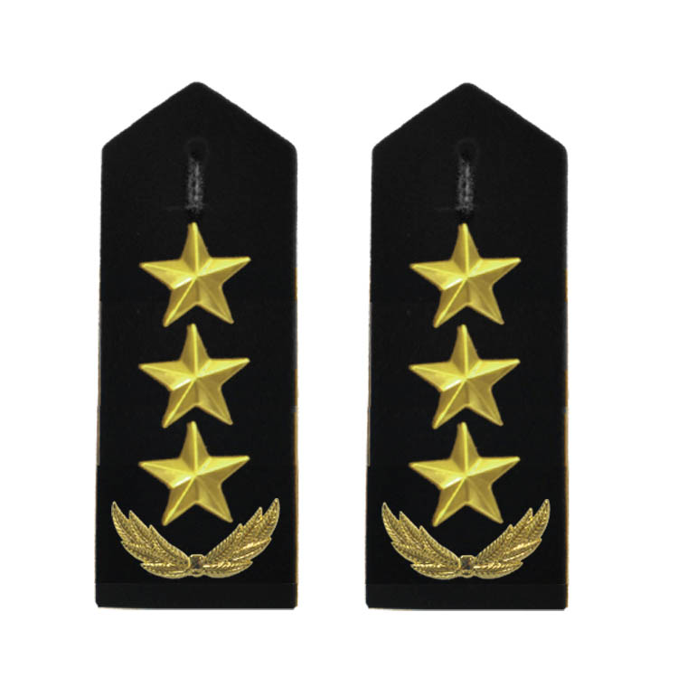 高档保安金属肩章弧形肩章弧线肩章国外肩章定制订做魔术贴肩章树染