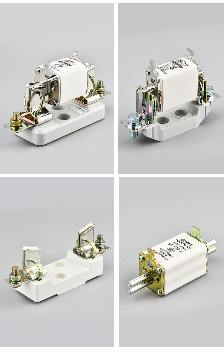 低压熔断器熔芯熔断器rt36-00(nt00)6a-160a 搭配底座nt1陶瓷 rt36-00