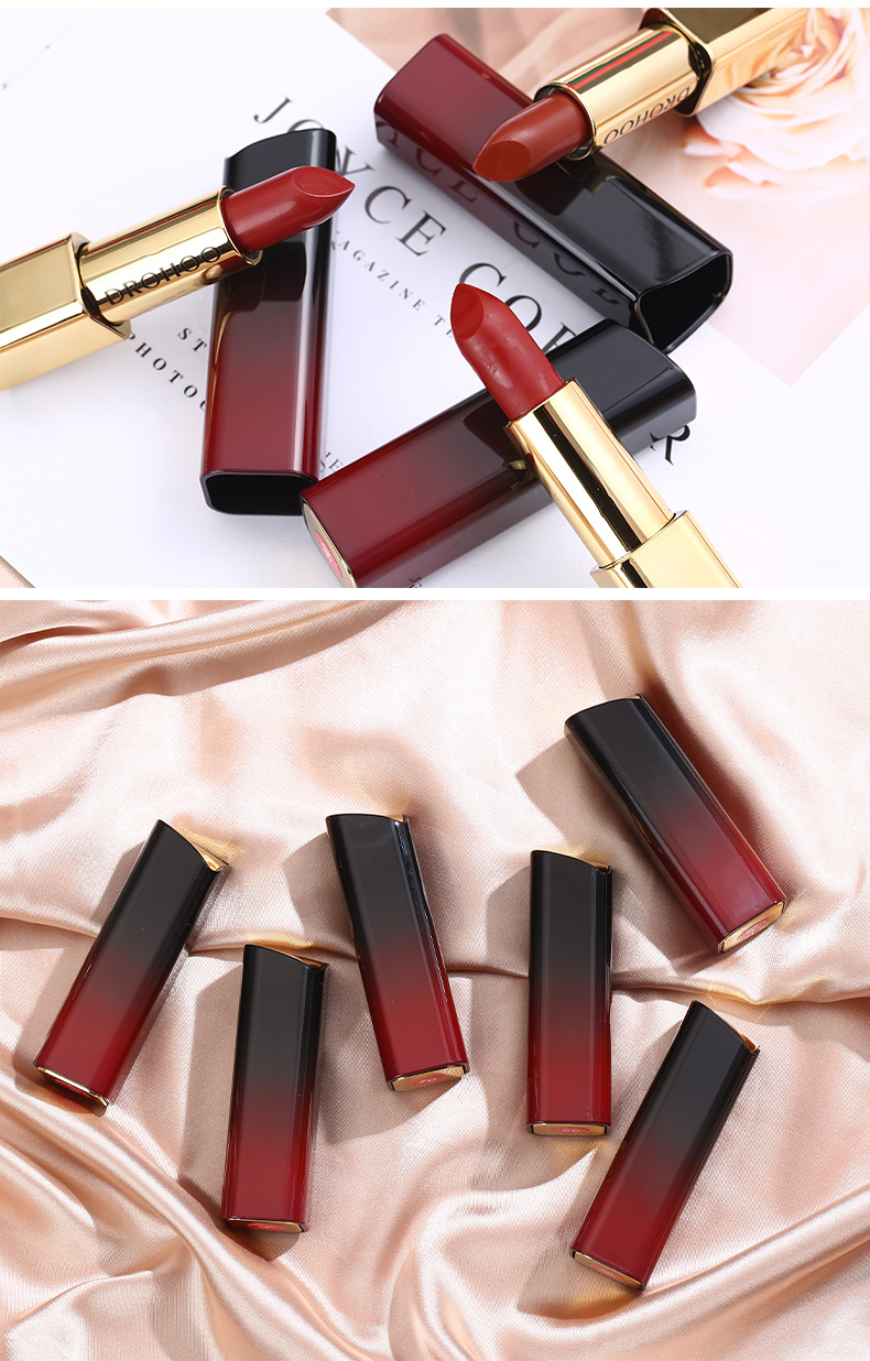 中后drohoo丝绒保湿哑光口红网红彩妆滋润学生款化妆品906豆沙色