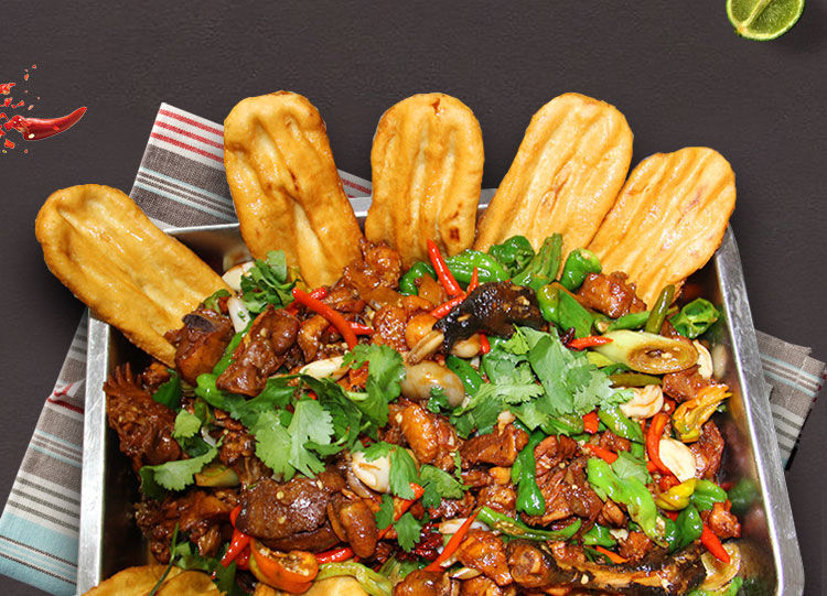 山东枣庄辣子鸡真空装临沂炒鸡枣庄特产沂蒙滕州济宁台儿庄辣子鸡散养