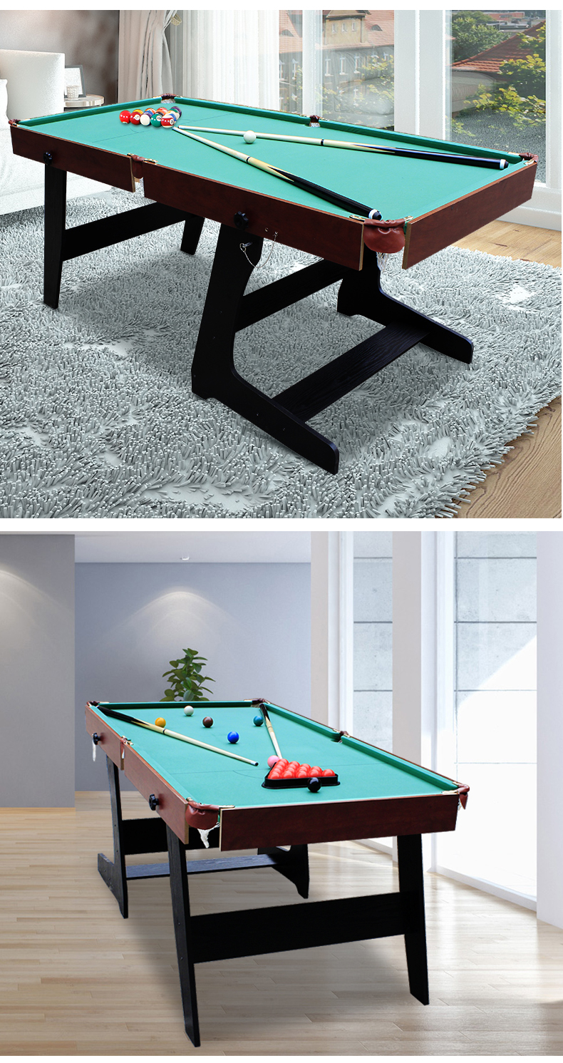 琼森迷你台球桌可折叠台球桌家用儿童斯诺克英式桌球台标准成人桌球