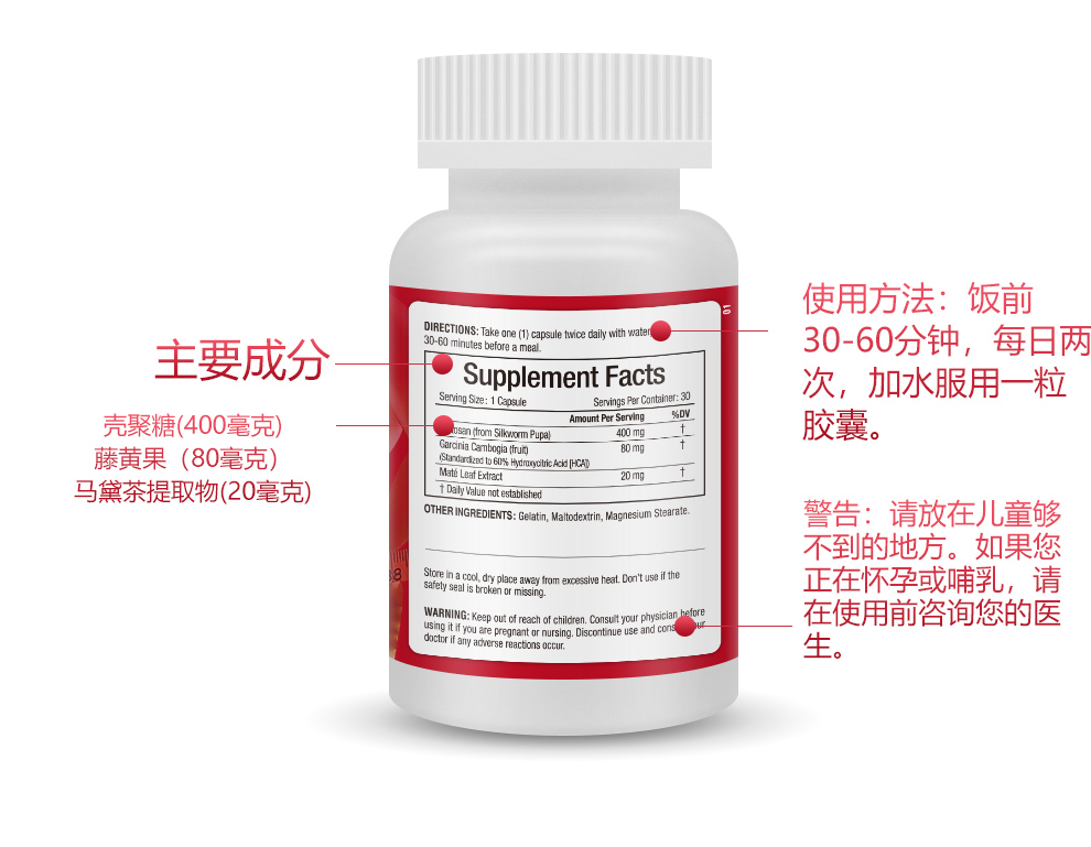 美国spruce云杉排油丸壳聚糖胶囊一瓶装