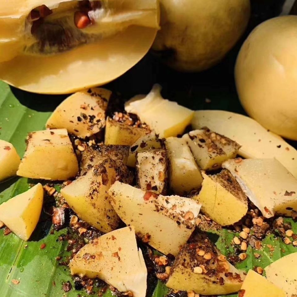 云南特产 腌酸木瓜街头小吃零食泡酸木瓜散装酸甜泡木瓜 2斤装