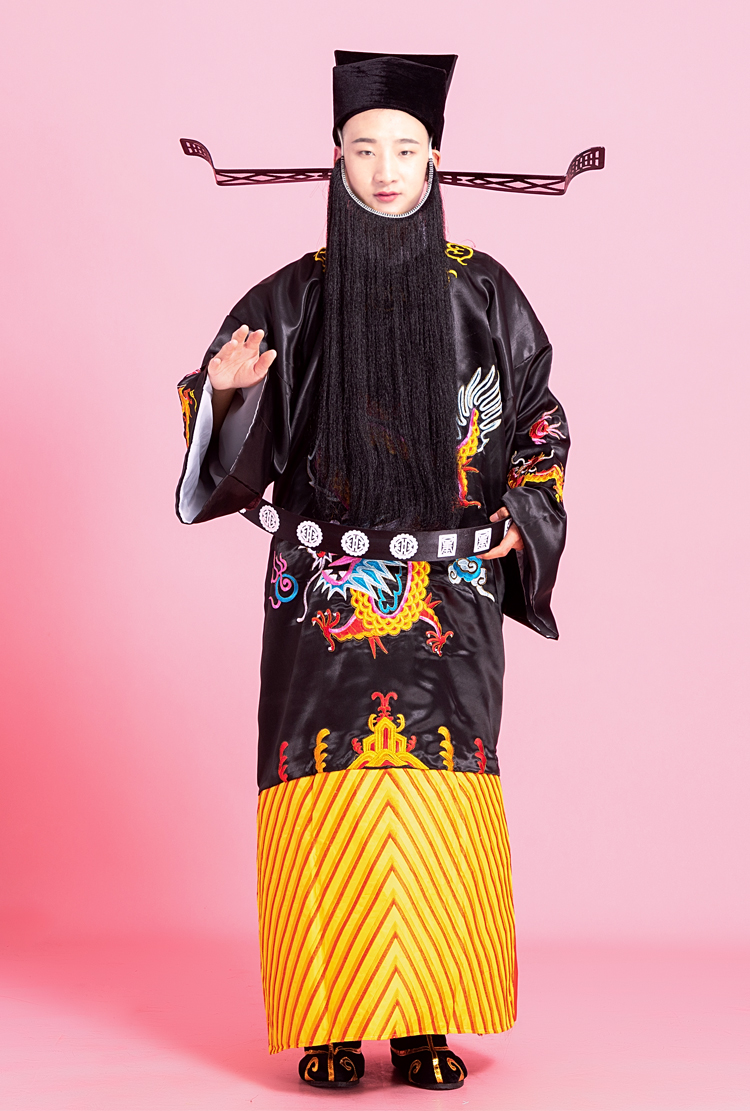 尤克达蒂京剧戏剧古装包公演出服装包拯包青天衣服丞相宰相蟒袍舞台
