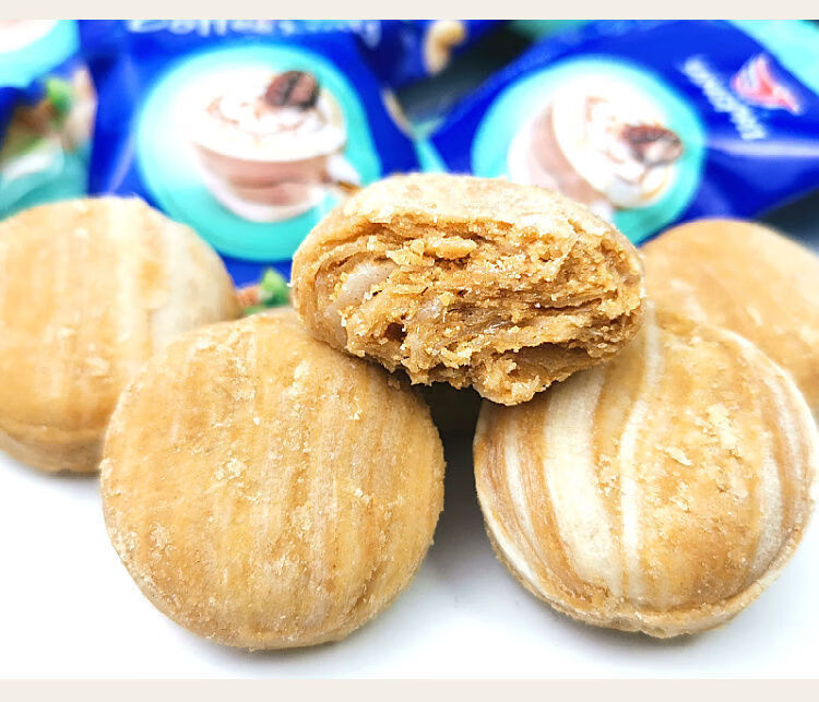 5折英国进口yingpai鹰派咖啡果仁酥心糖坚果酥网红糖果怀旧零食批发 2