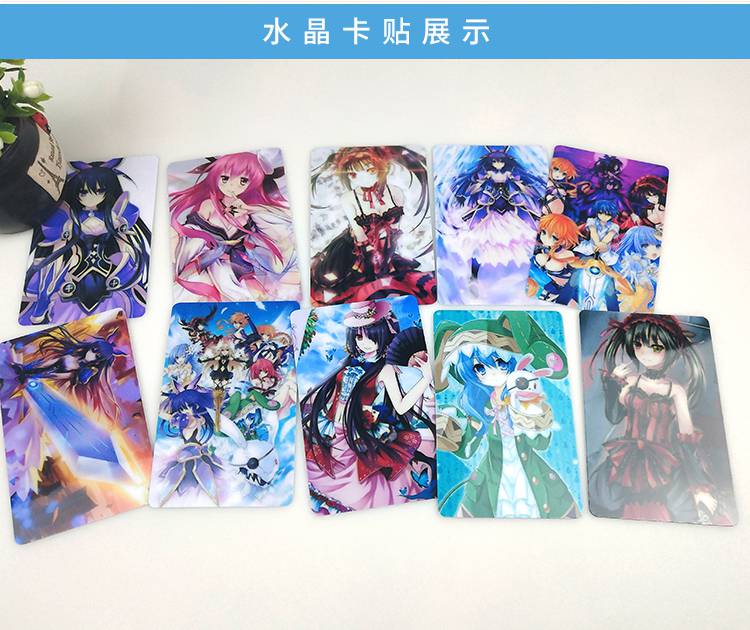 约会大作战明信片 约会大作战二次元周边画集时崎狂三夜刀神十香画册