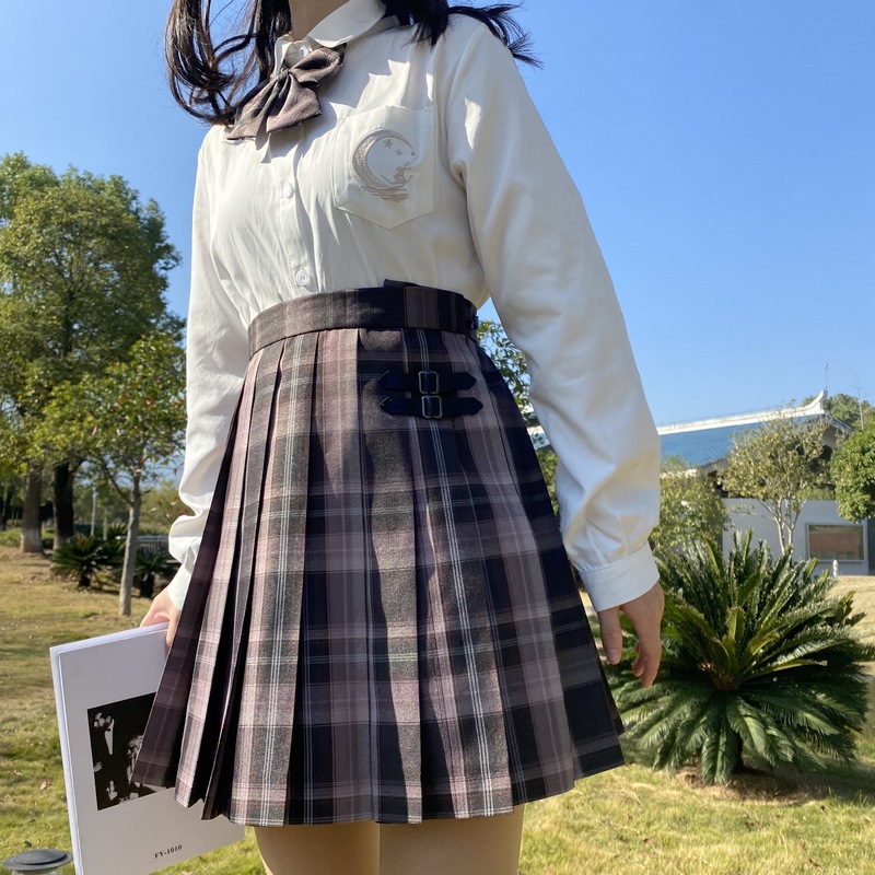 jk制服少女青野裙兔缝缝奶兔校供感格裙套装电竞毕业礼情人节限定青野