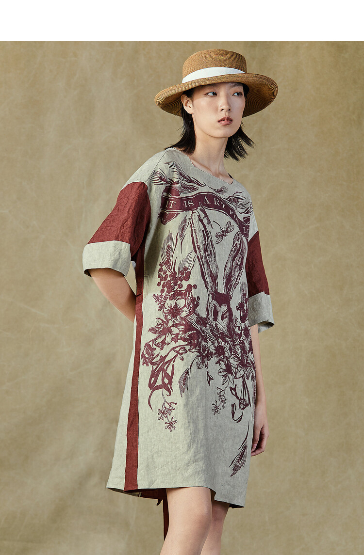 donoratico/达衣岩2021夏连衣裙(寻找兔子先生) 孤帆本白 s