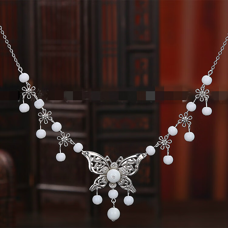 眉心坠 流苏发饰新娘头饰古装公主链额头链额饰头链发前额眉心坠汉服