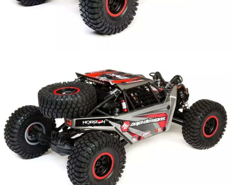 地平线losi 1/6 super rock rey v2遥控模型车 8s无刷暴力沙漠短卡