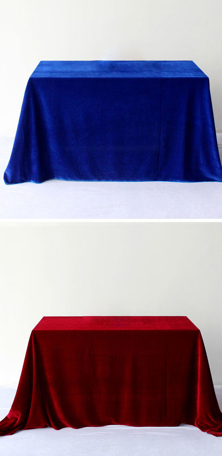 维诺亚 会议桌布 定制加厚办公展会会议桌台布桌套裙地摊平绒布料 酒