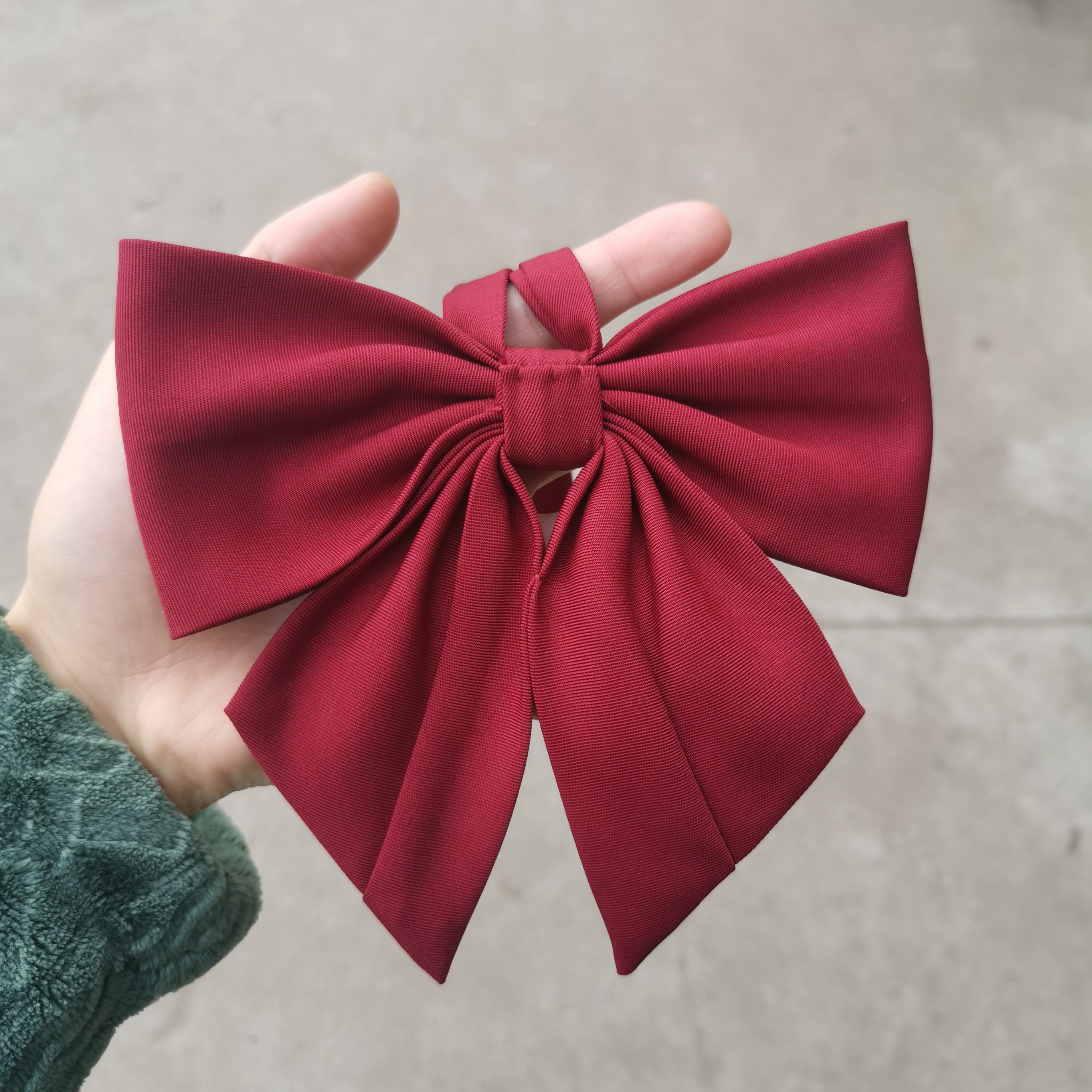 超大巨羽根】赤色jk领结女色尖角领花学生制服水手服大蝴蝶结 赤羽根